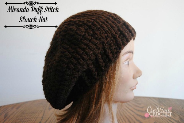 Free Slouch Hat Crochet Pattern Miranda 